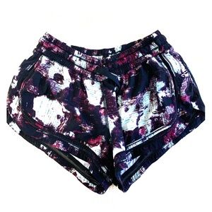 Multi colored lulu lemon shorts! Size 8